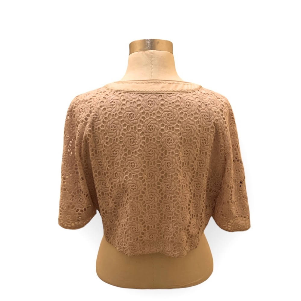 Elie Tahari Tan Lace Jacket - Picture 3 of 9